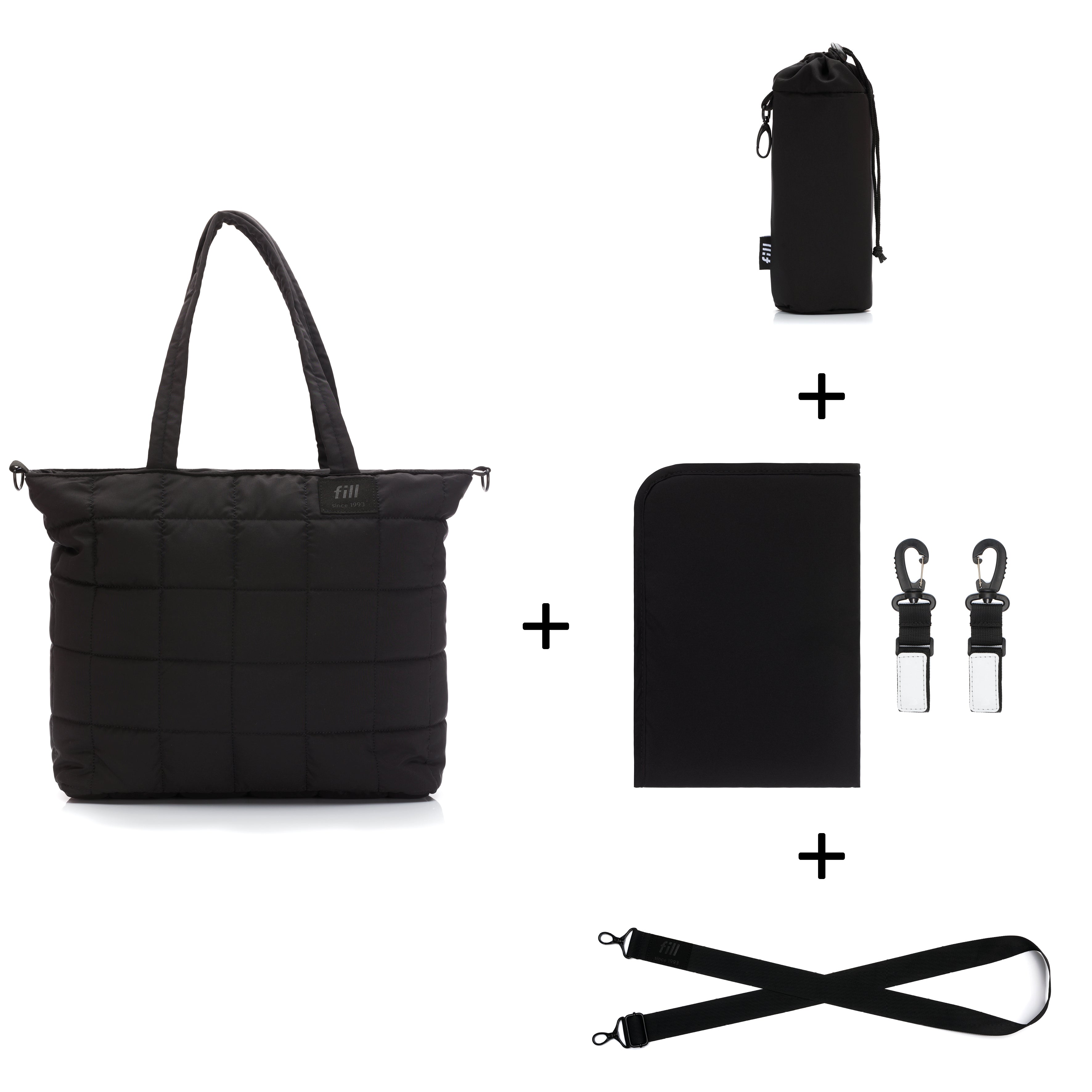 Fill Wickeltasche Vienna schwarz