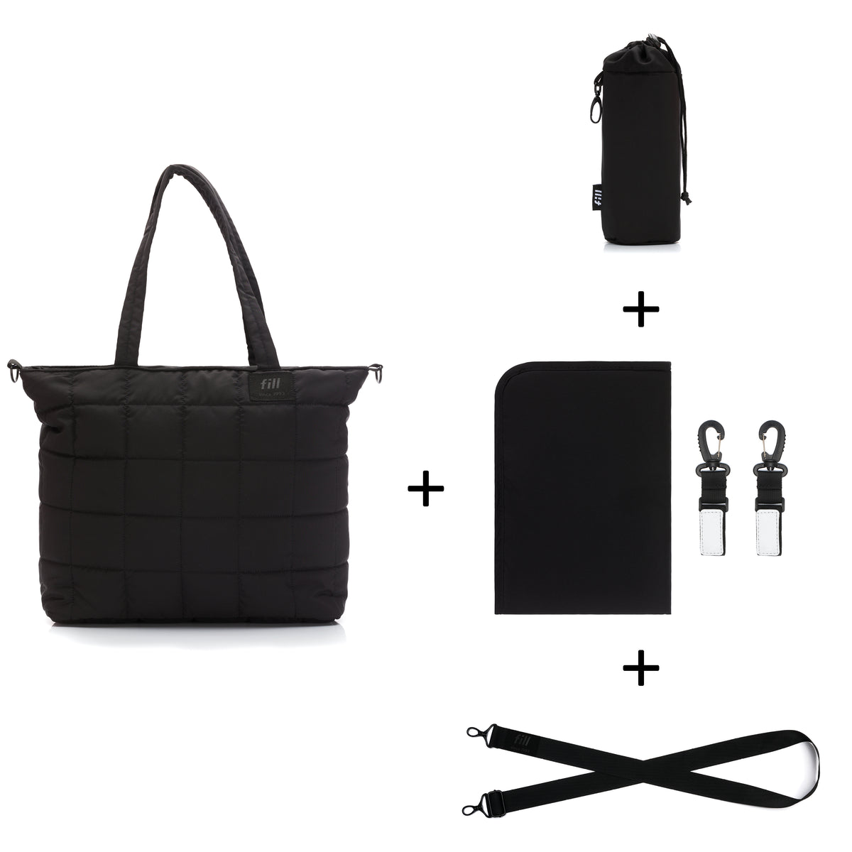 Fill Wickeltasche Vienna schwarz