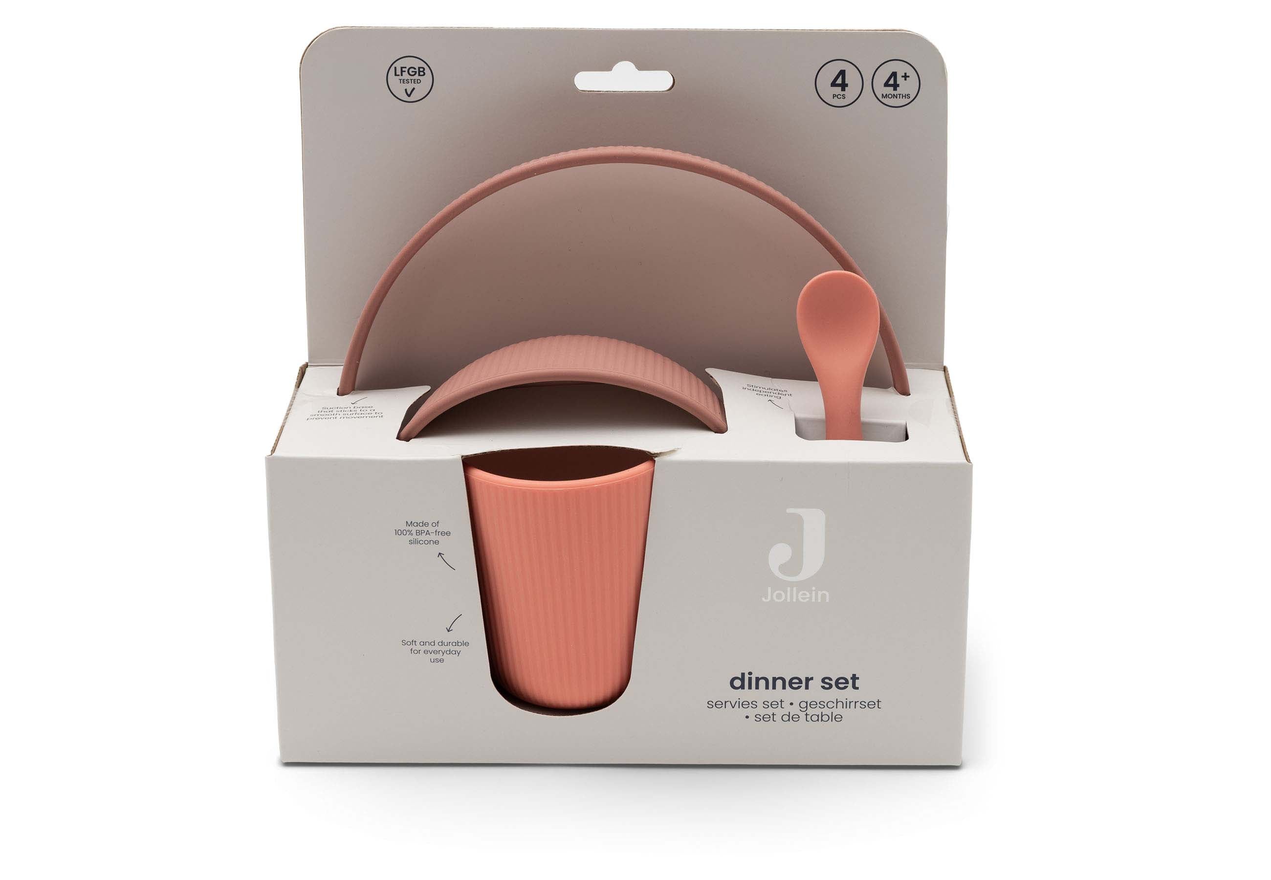 Jollein Kindergeschirr Set 4-teilig