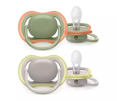 Philips Avent Ultra Air Schnuller 6-18M Grün/Grau