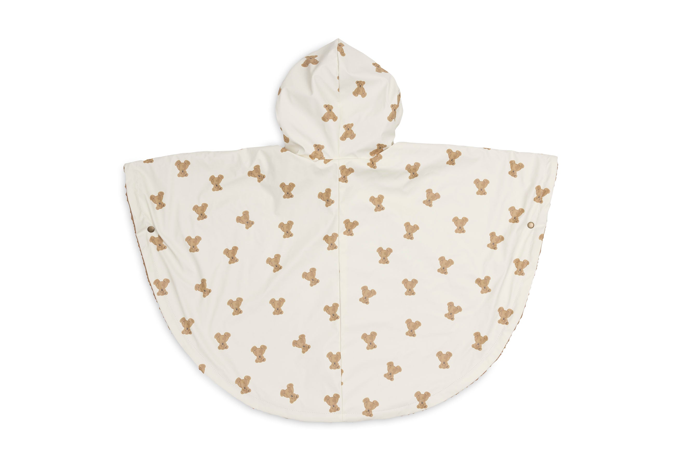 Jollein Outdoor Poncho Waterrepellent Mini Teddy Bear/Teddy Fleece