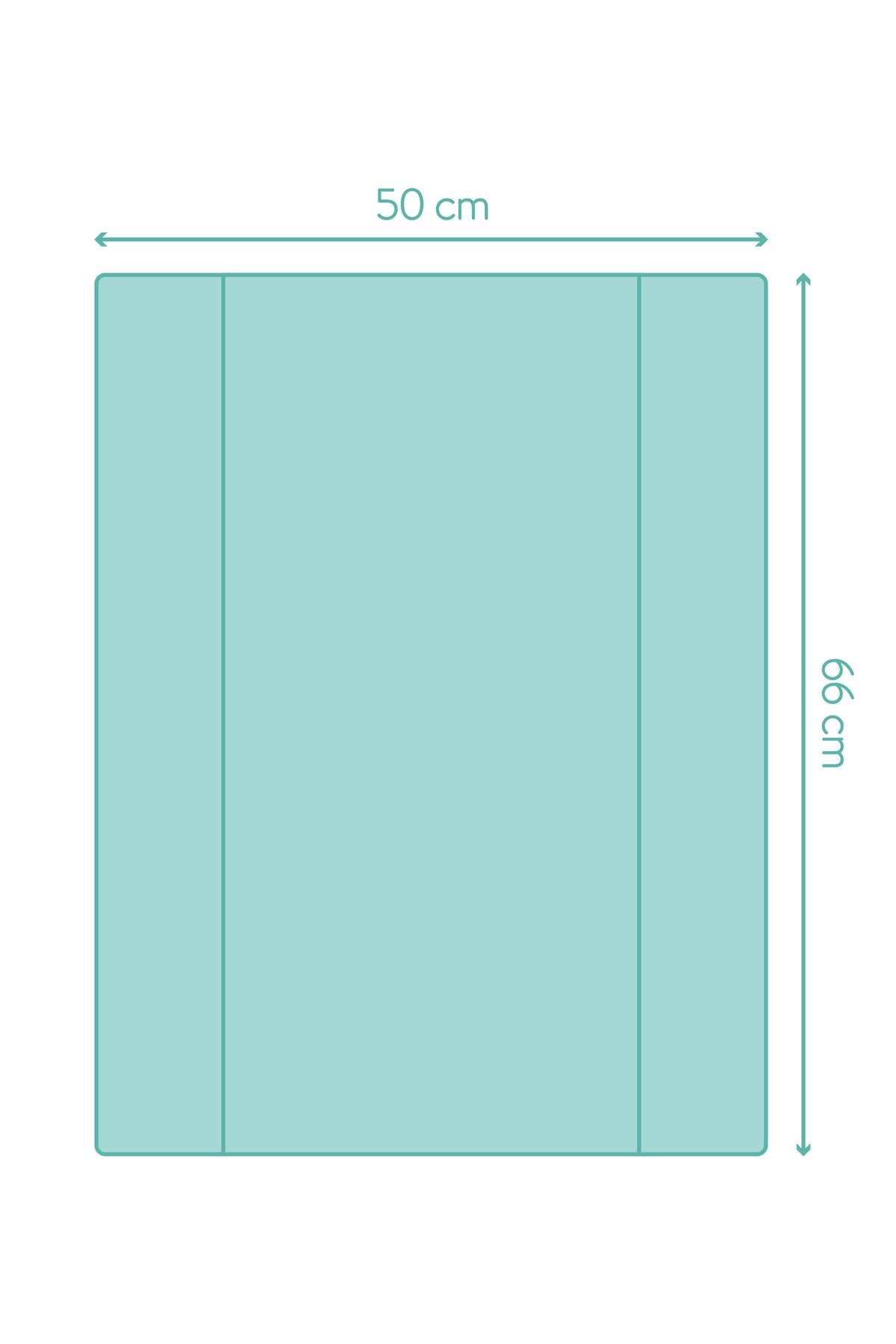 Fillikid Keil Wickelauflage 50x65cm