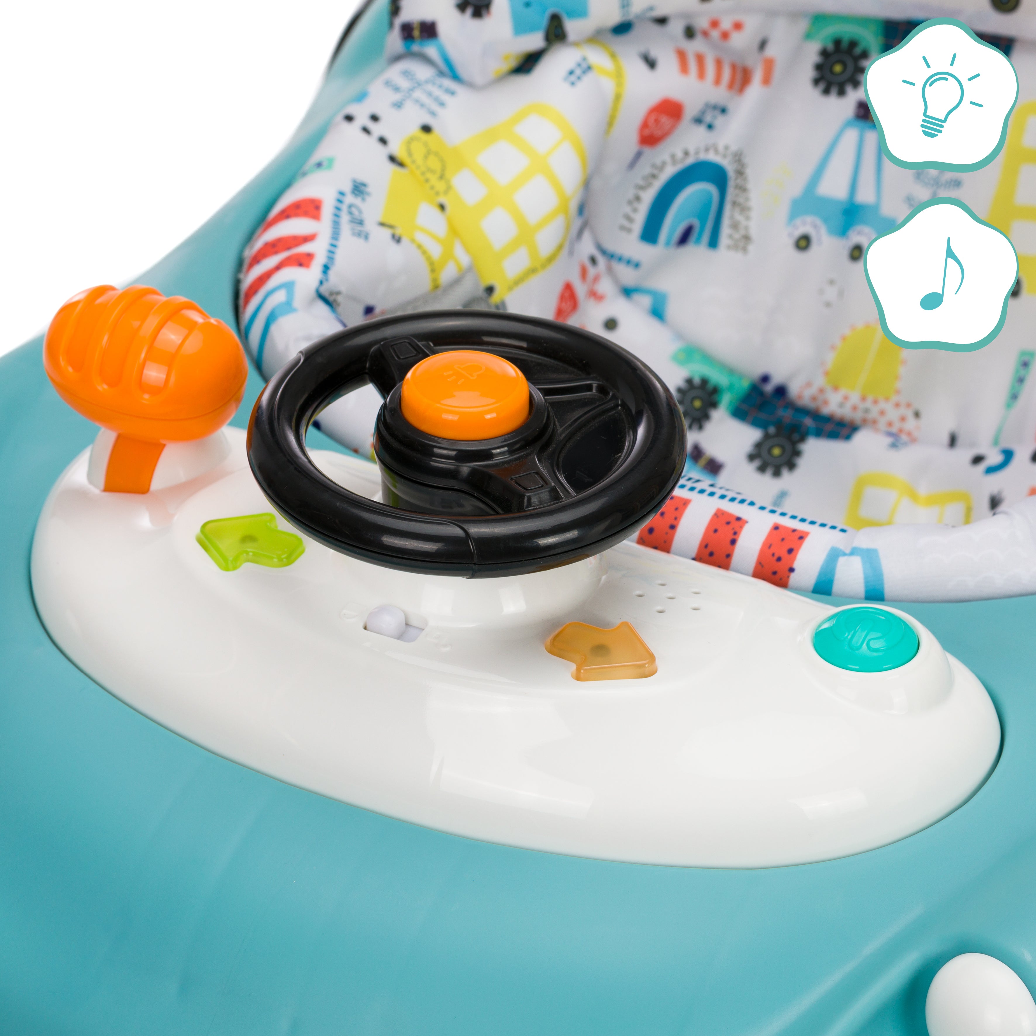 Fillikid Lauflerngerät Car grau/ blau