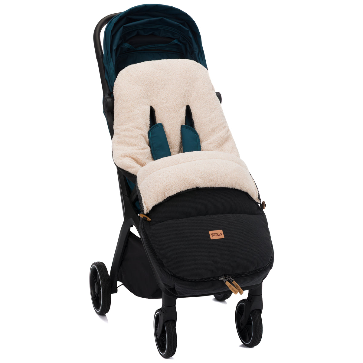 Fillikid Winterfusssack Kinley Cord schwarz