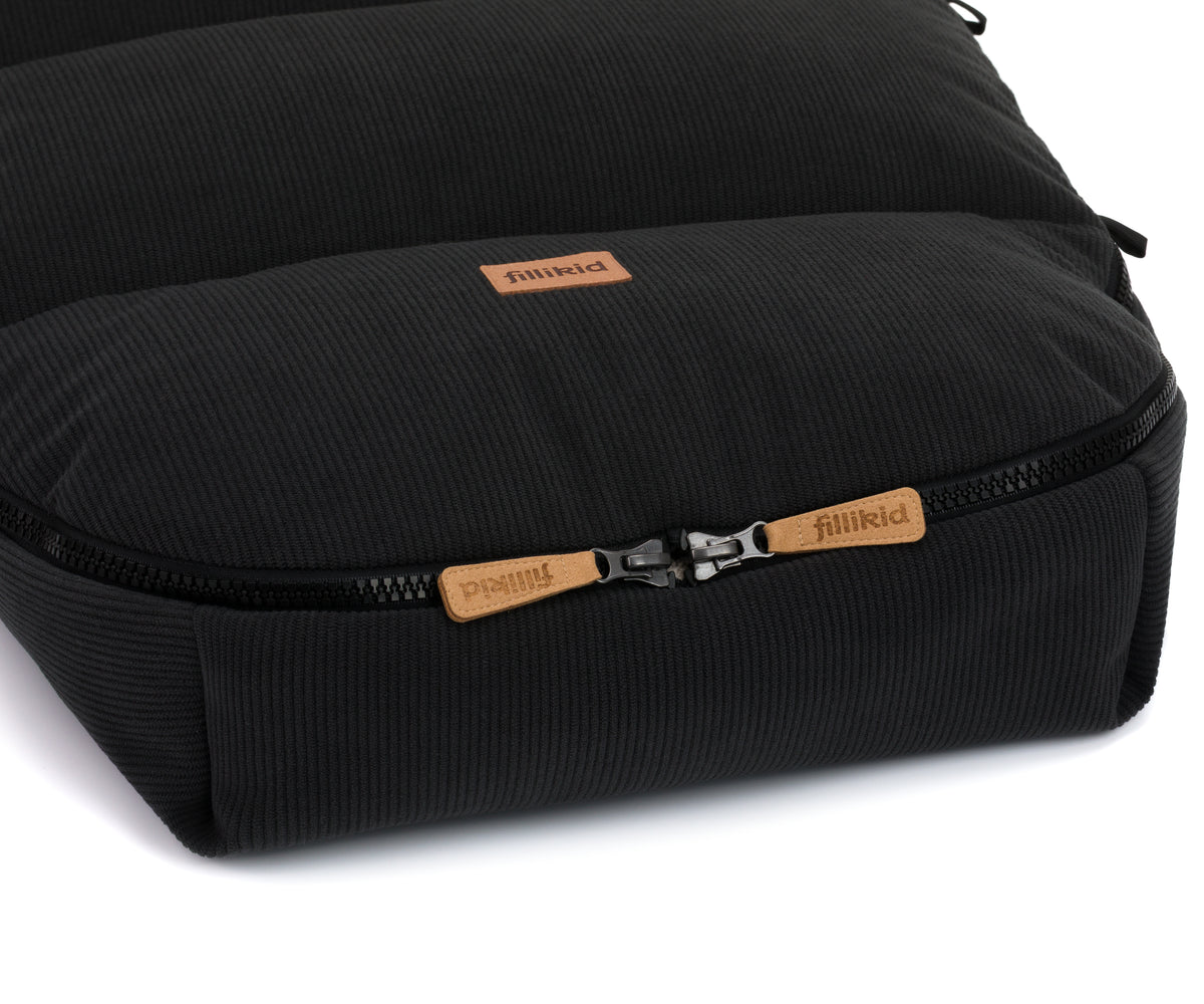 Fillikid Winterfusssack Kinley Cord schwarz