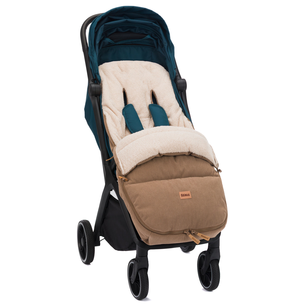 Fillikid Winterfusssack Kinley Cord taupe