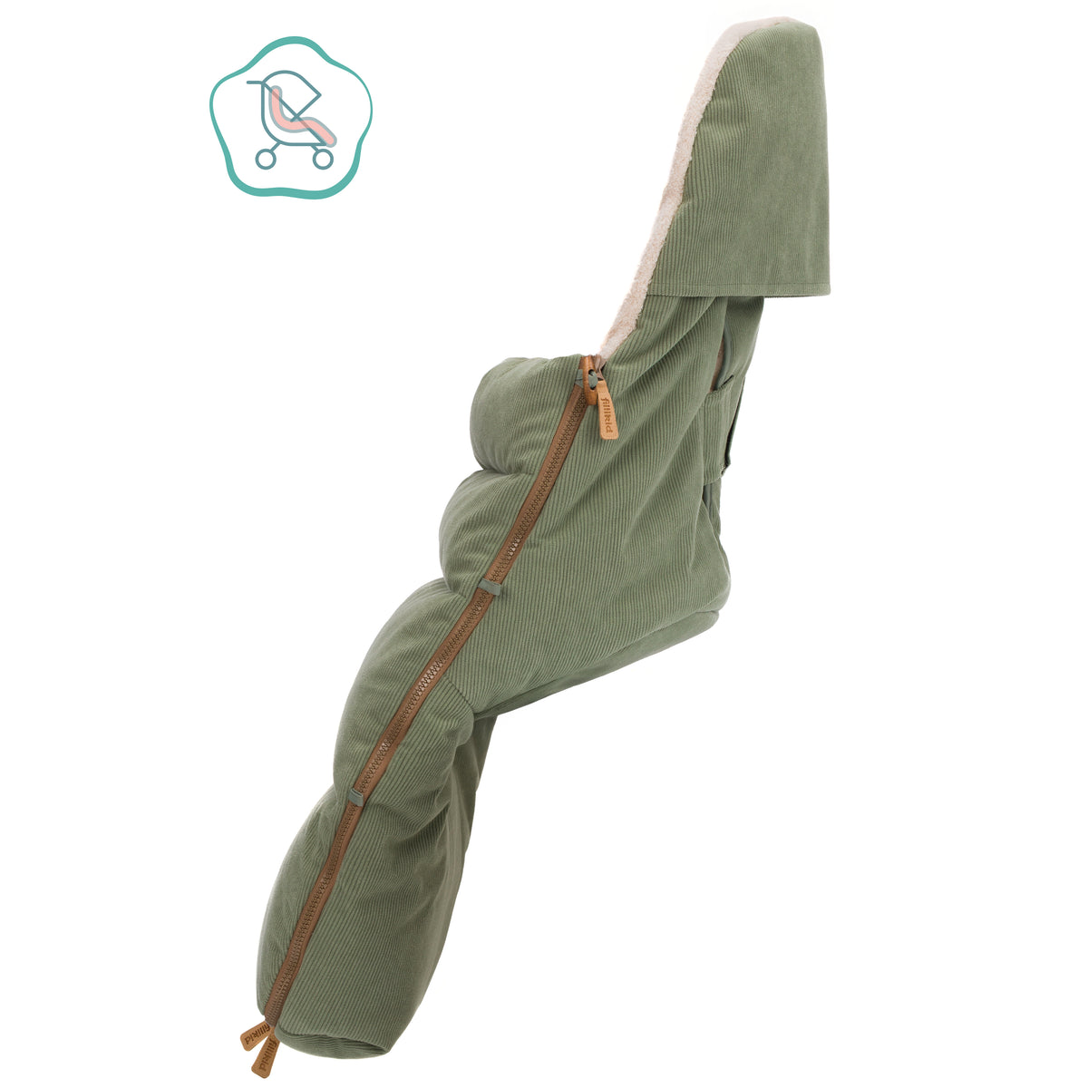 Fillikid Winterfusssack Kinley Cord salbei