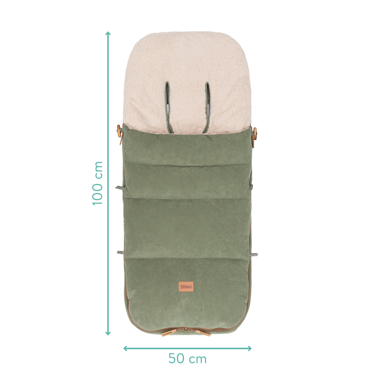 Fillikid Winterfusssack Kinley Cord salbei