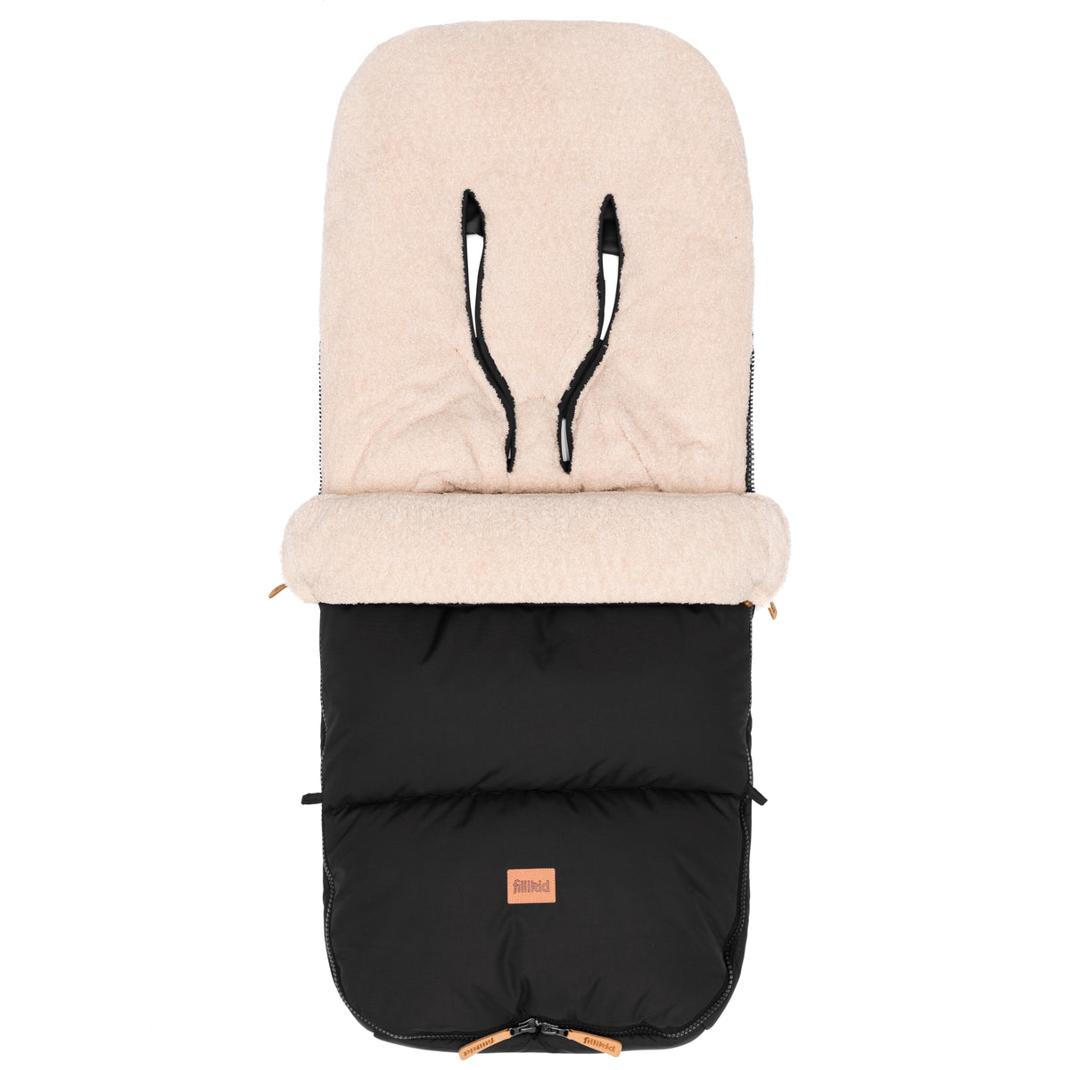 Fillikid Winterfusssack Kinley Teddy schwarz