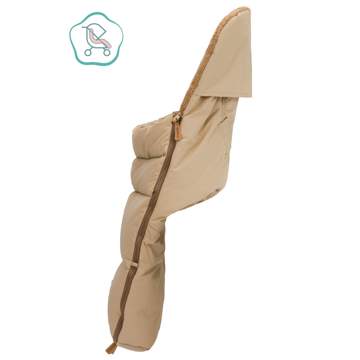 Fillikid Winterfusssack Kinley Teddy natur