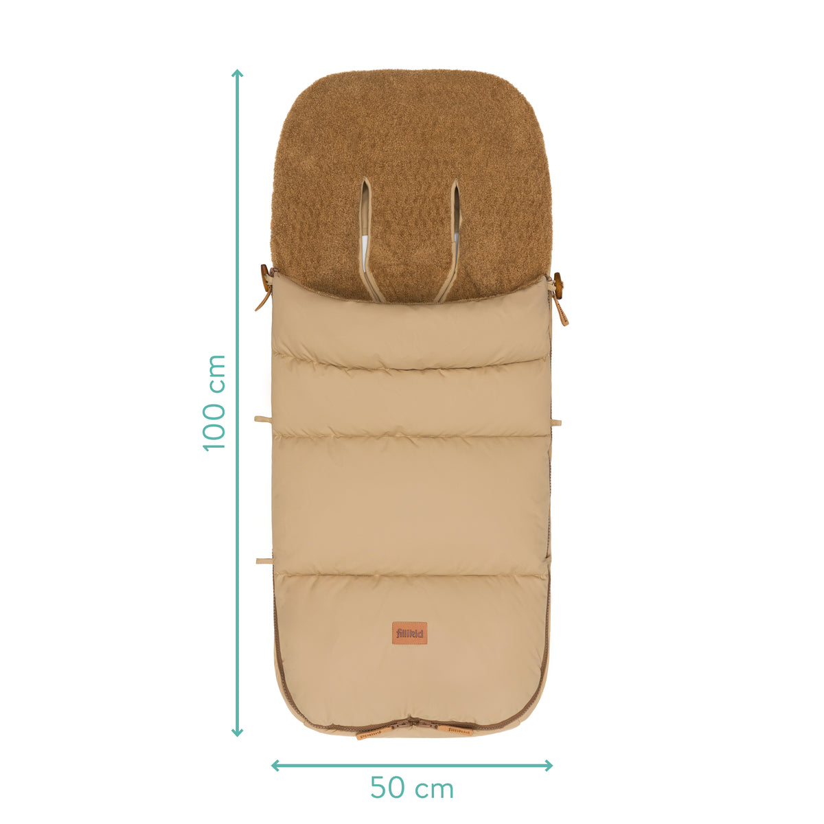 Fillikid Winterfusssack Kinley Teddy natur