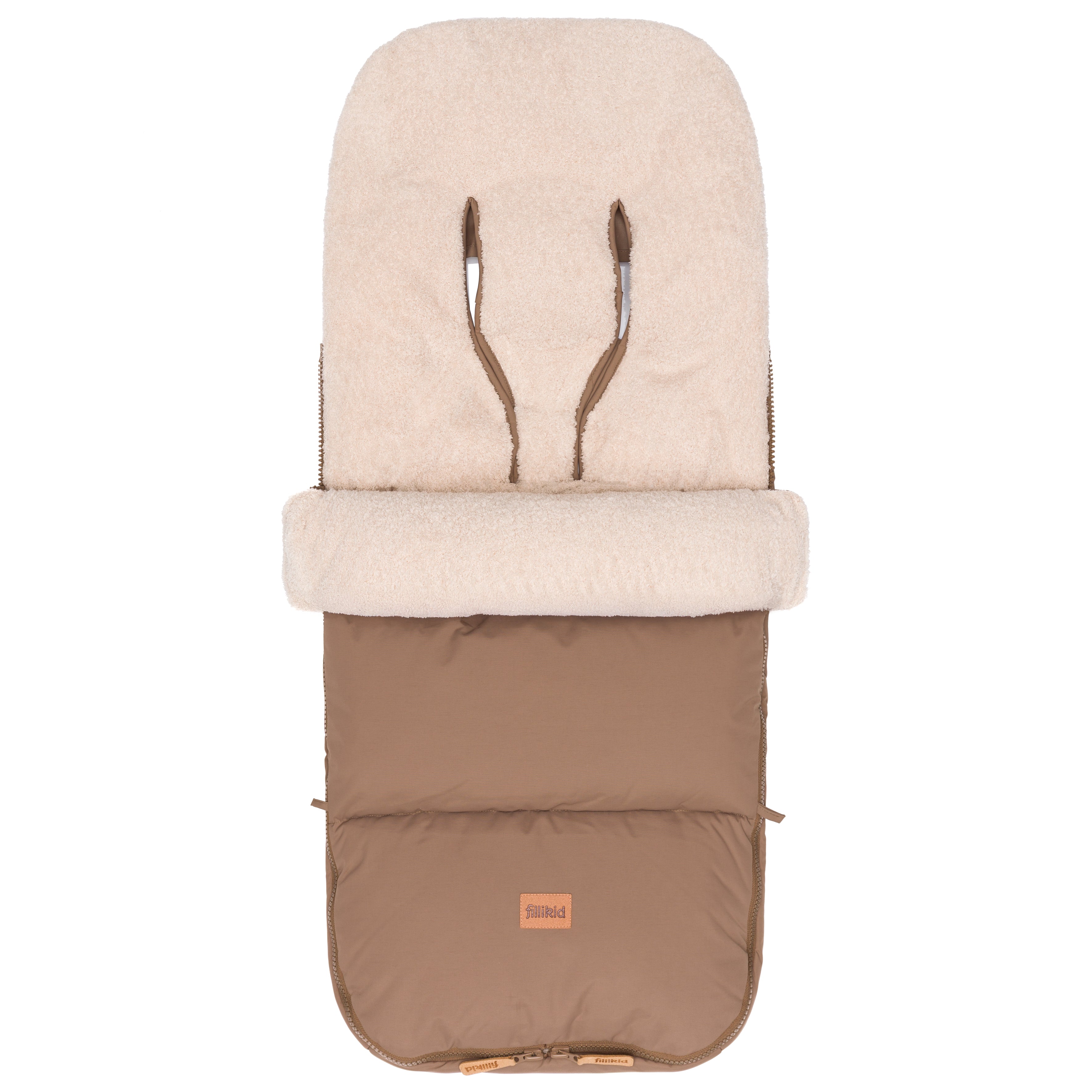 Fillikid Winterfusssack Kinley Teddy taupe