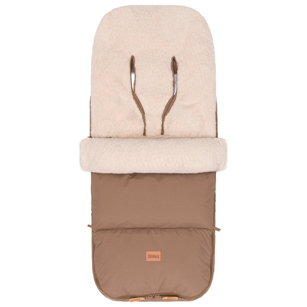 Fillikid Winterfusssack Kinley Teddy taupe
