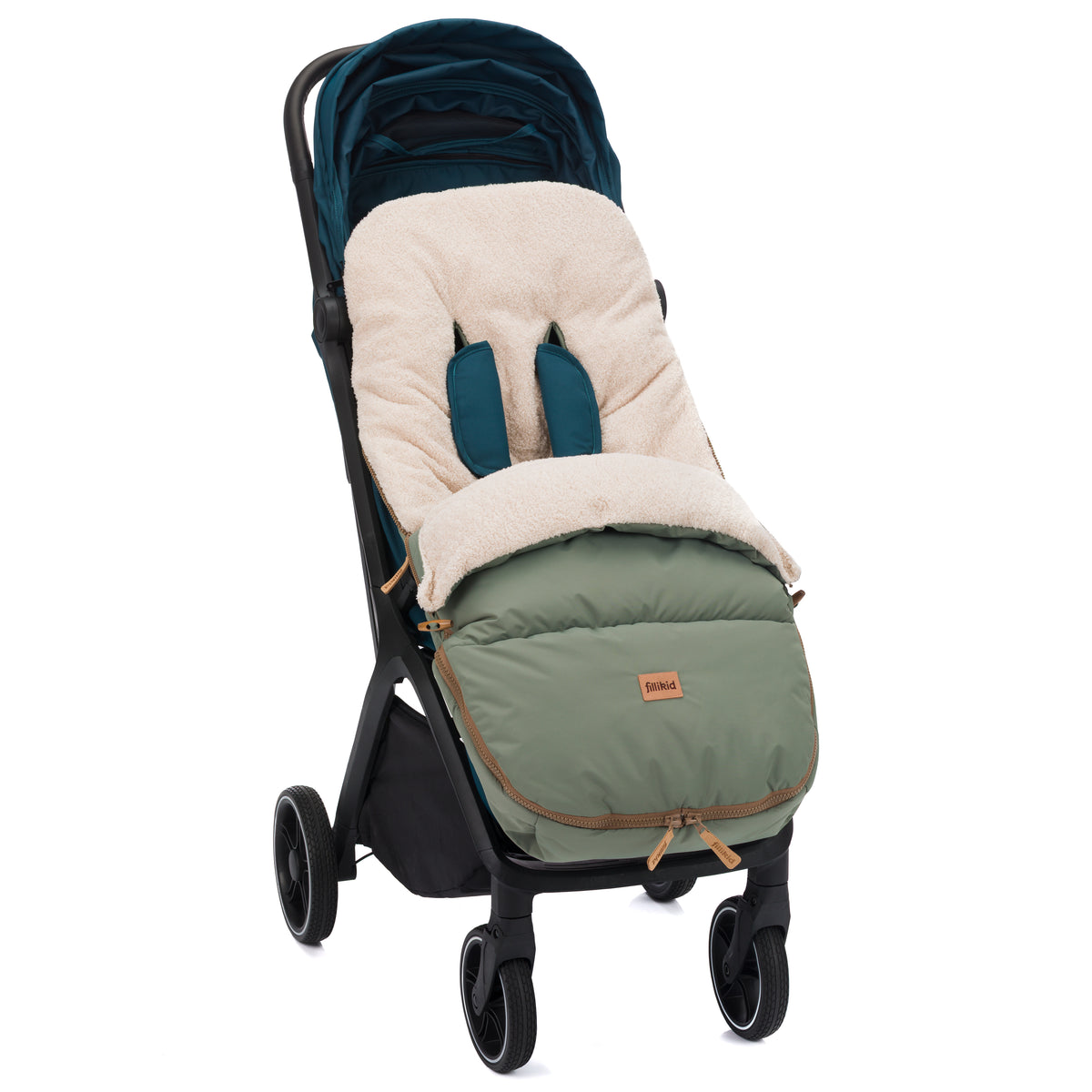 Fillikid Winterfusssack Kinley Teddy salbei