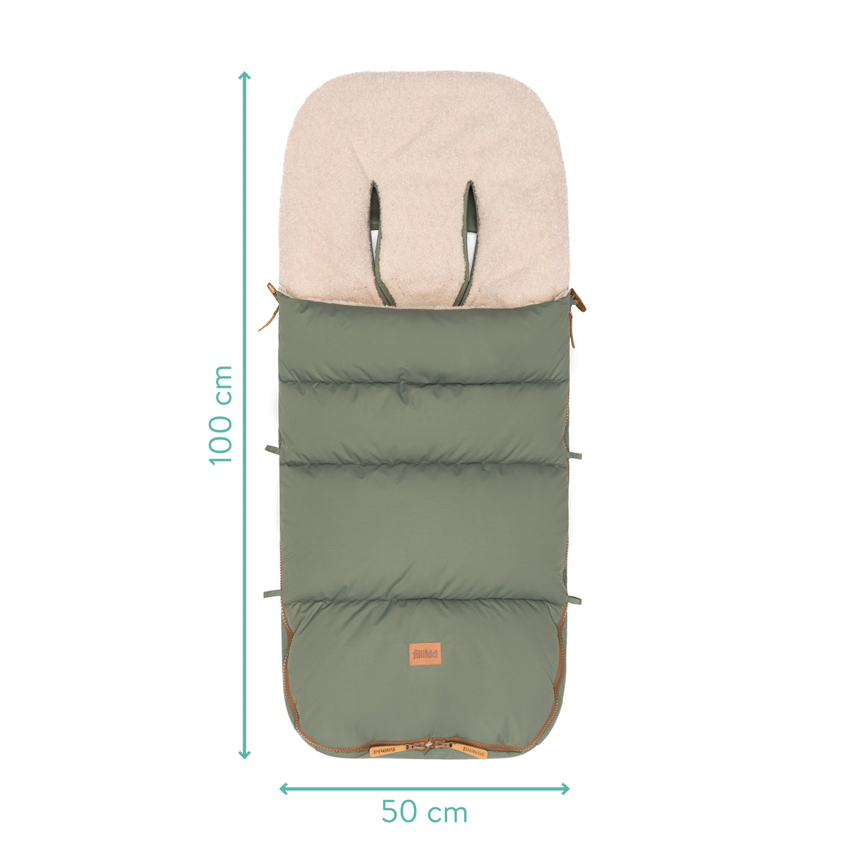 Fillikid Winterfusssack Kinley Teddy salbei