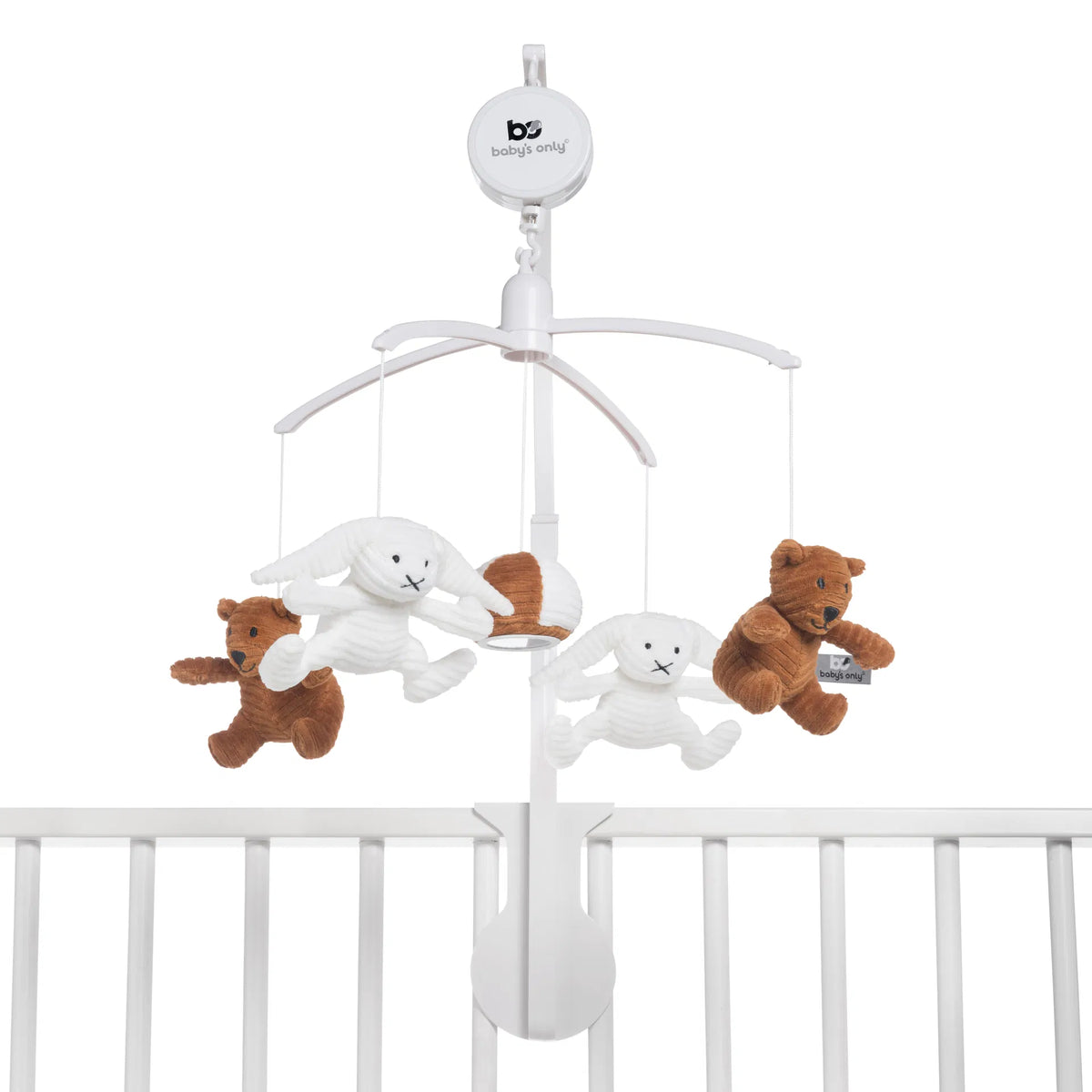 Baby&#39;s Only Musik Mobile Sense caramel/hellgrau/weiss