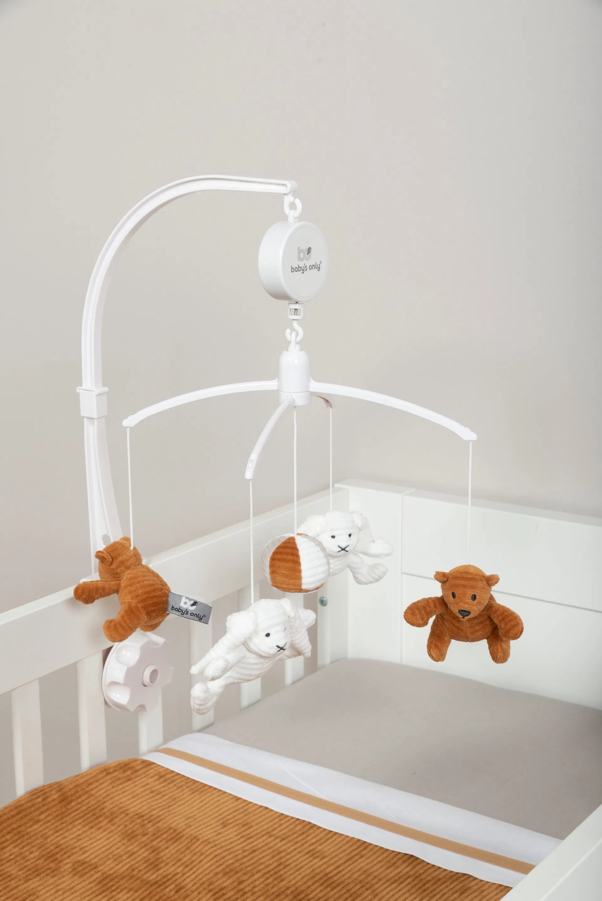 Baby's Only Musik Mobile Sense caramel/hellgrau/weiss
