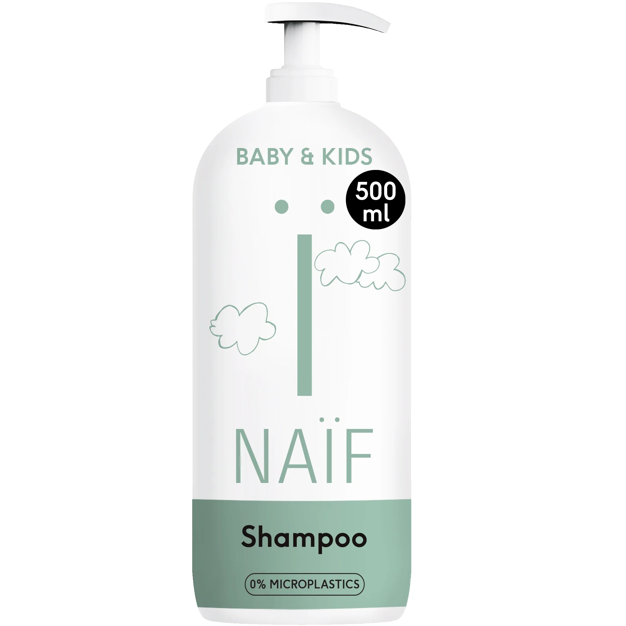 NAÏF pflegendes Shampoo für Baby & Kids 500ml