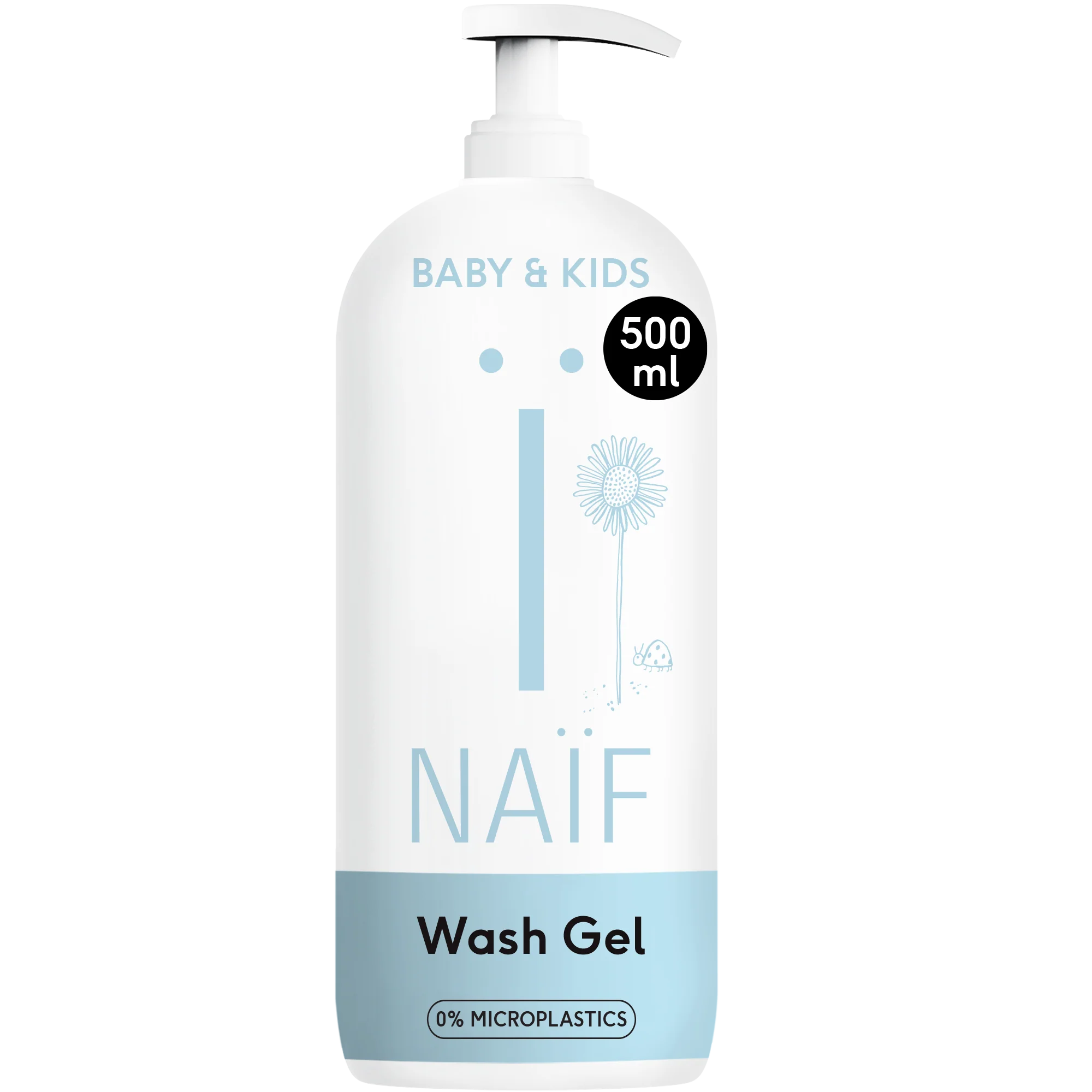 NAÏF reinigendes Waschgel für Baby & Kids 500ml