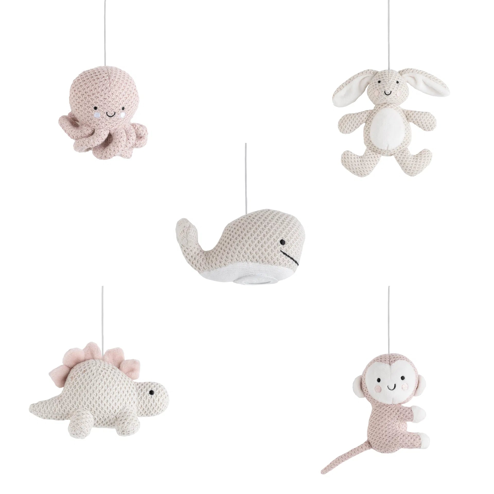 Baby's Only Musik Mobile Tierchen Altrosa/beige