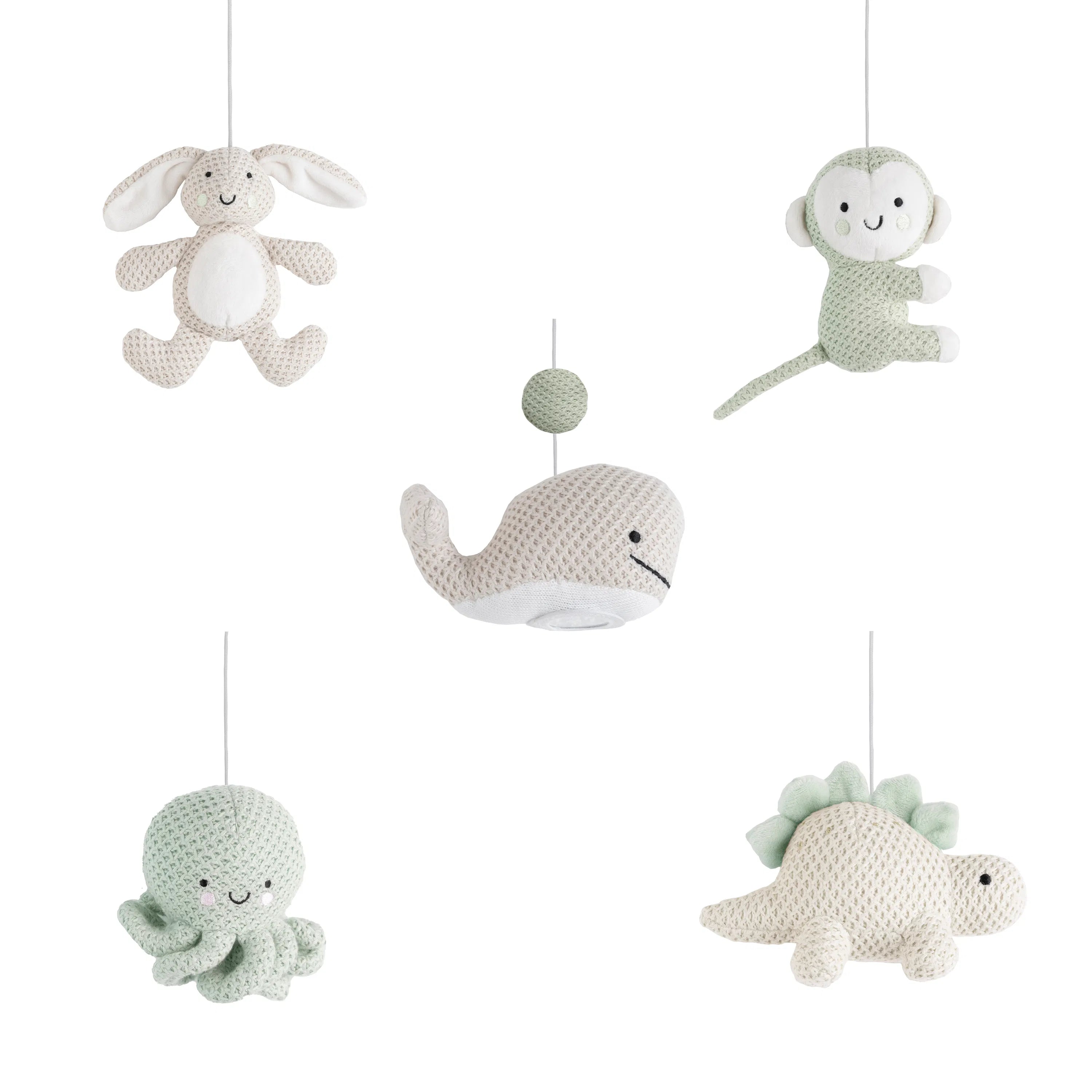 Baby's Only Musik Mobile Tierchen grün/beige