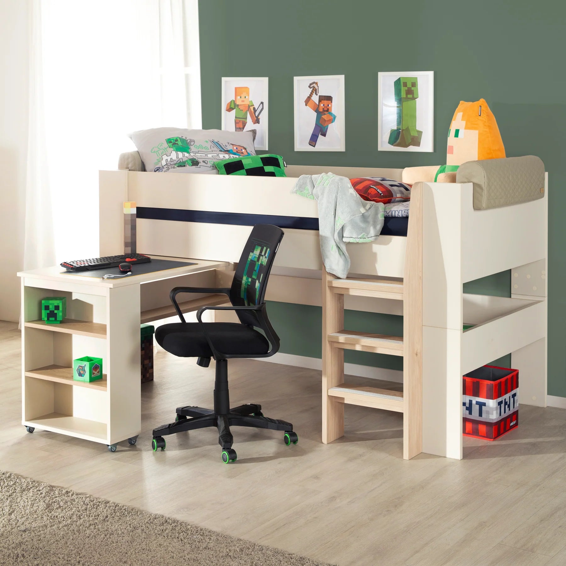 Roba Hochbett Studio Flexi Grow 90 x 200 cm