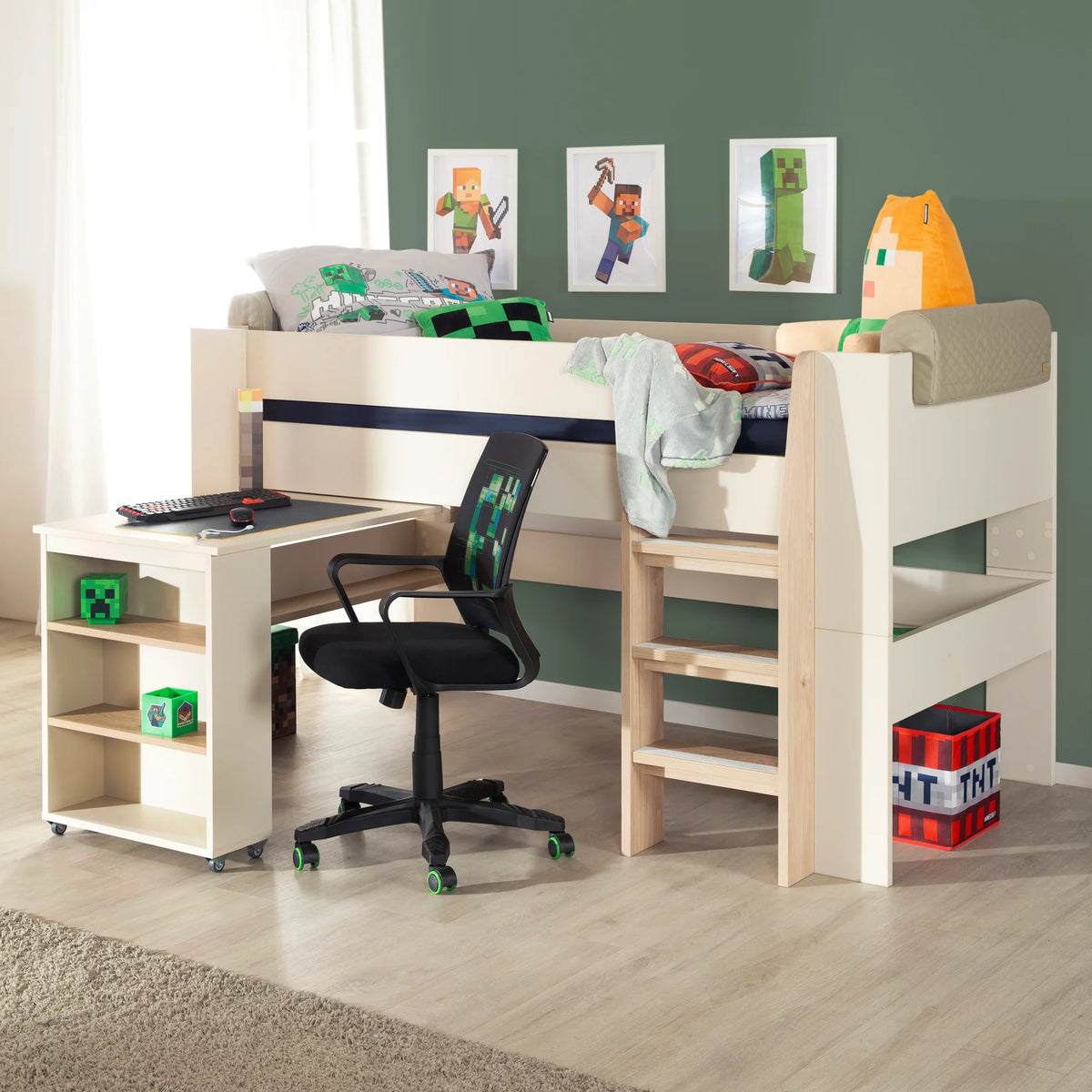 Roba Hochbett Studio Flexi Grow 90 x 200 cm