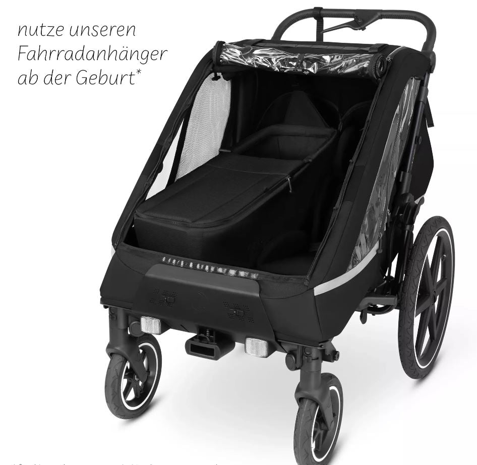 ABC Design Neugeboreneneinsatz für Fahrradanhänger Tour ink