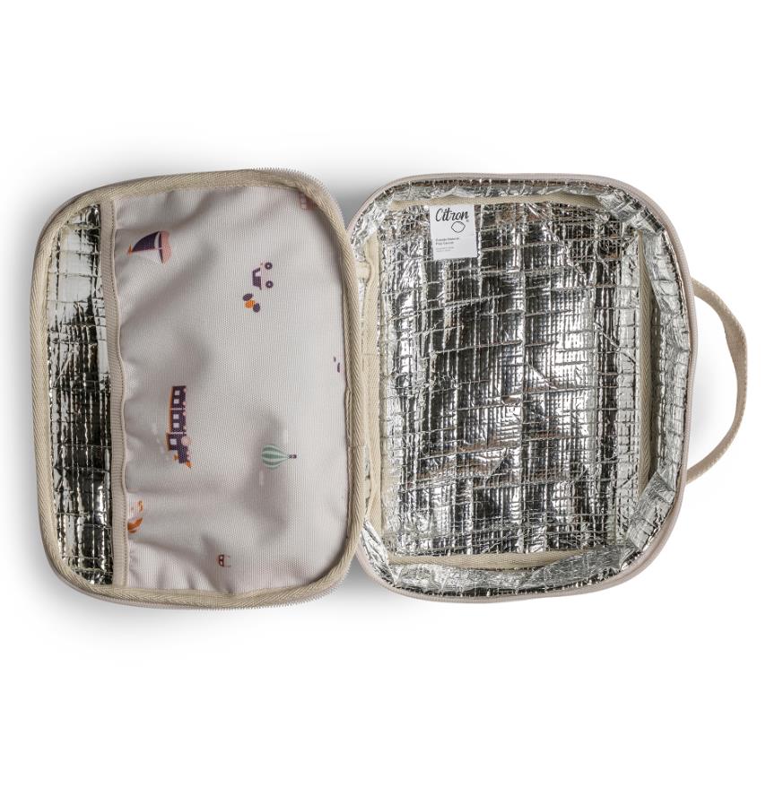 Citron Isolierte Lunchtasche quadratisch