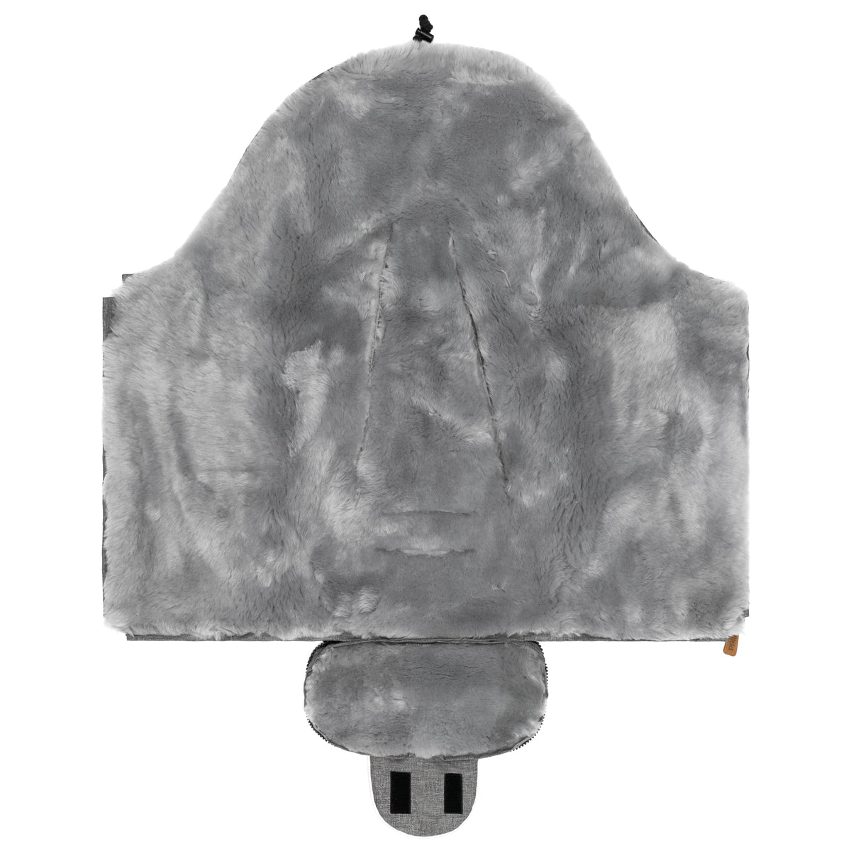 Fillikid Winterfusssack Lammfell Gr. 0 Pamir Alpina grau