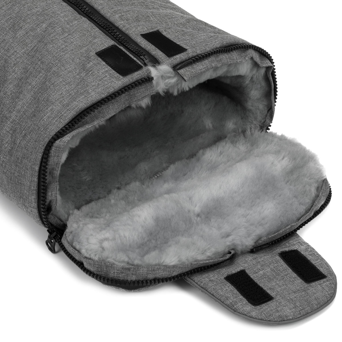 Fillikid Winterfusssack Lammfell Gr. 0 Pamir Alpina grau