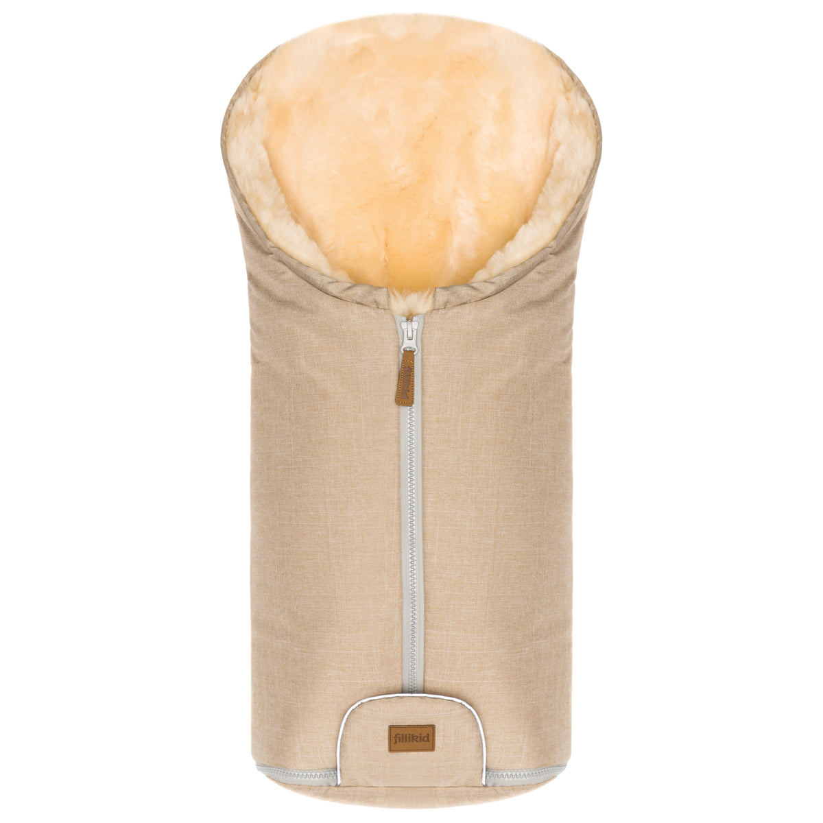 Fillikid Winterfusssack Lammfell Gr. 0 St.Moritz beige