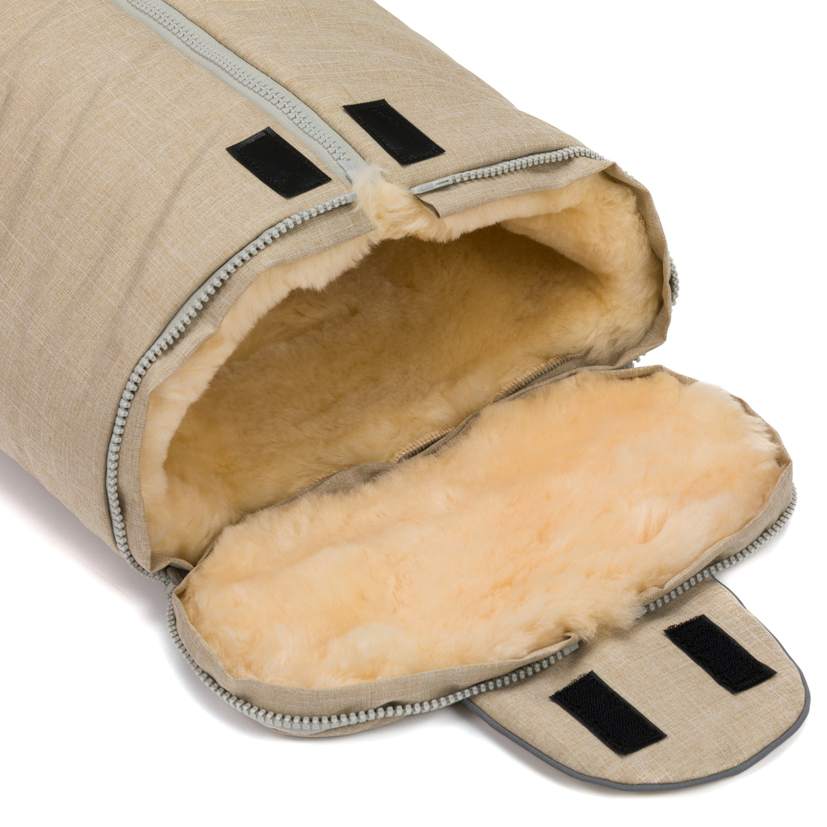Fillikid Winterfusssack Lammfell Gr. 0 St.Moritz beige