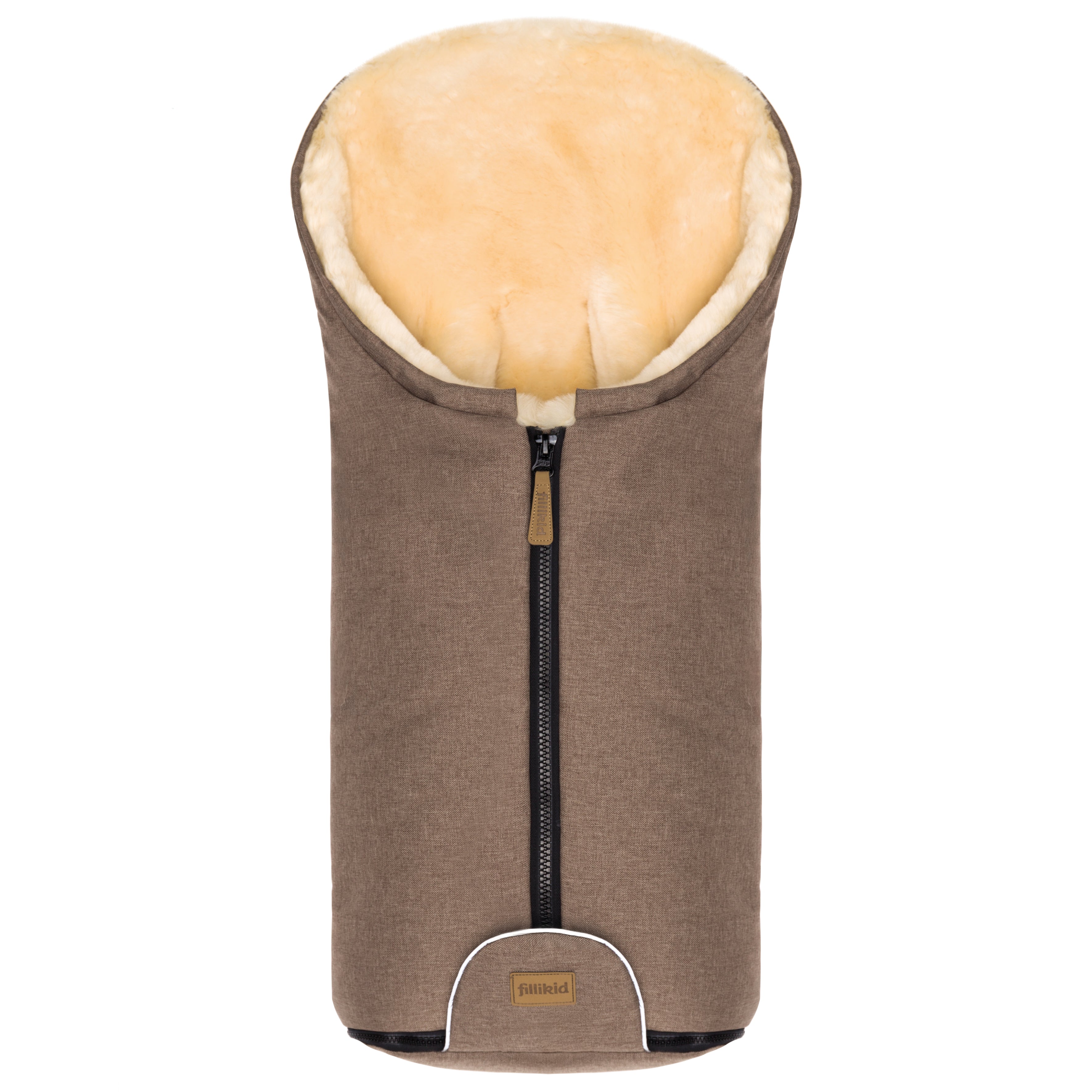 Fillikid Winterfusssack Lammfell Gr. 0 St.Moritz braun