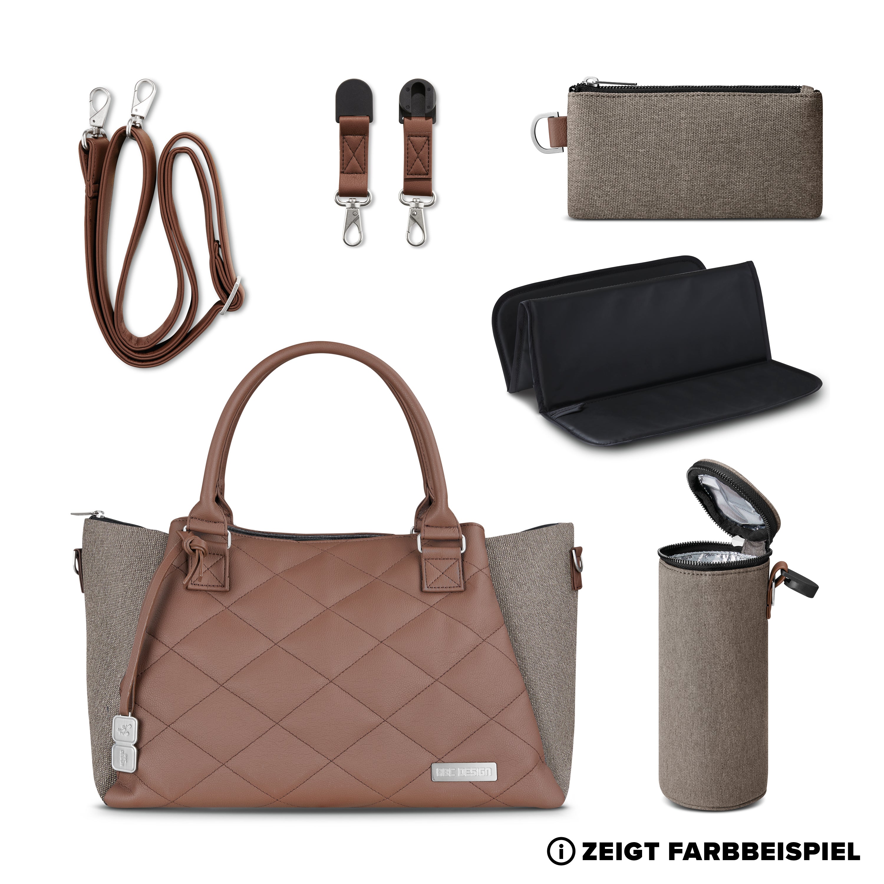 ABC Design Wickeltasche Royal asphalt *SALE*