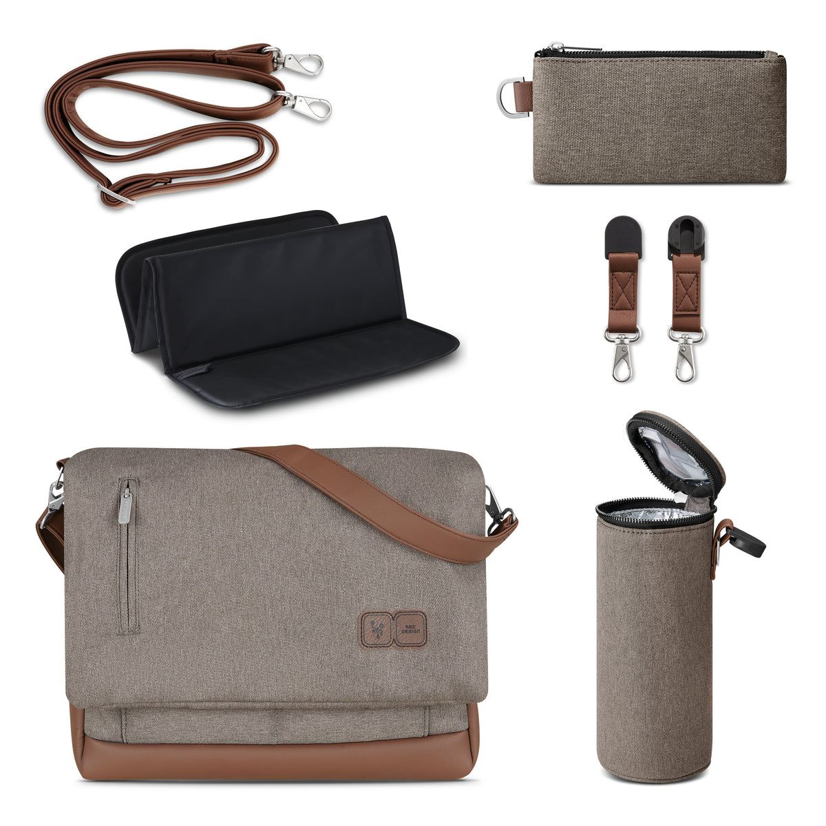 ABC Design Wickeltasche Urban 2024 nature