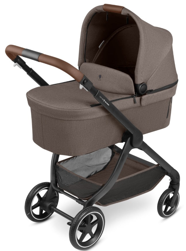 ABC Design City Life Kinderwagen Set mit Babywanne & Adapter nature
