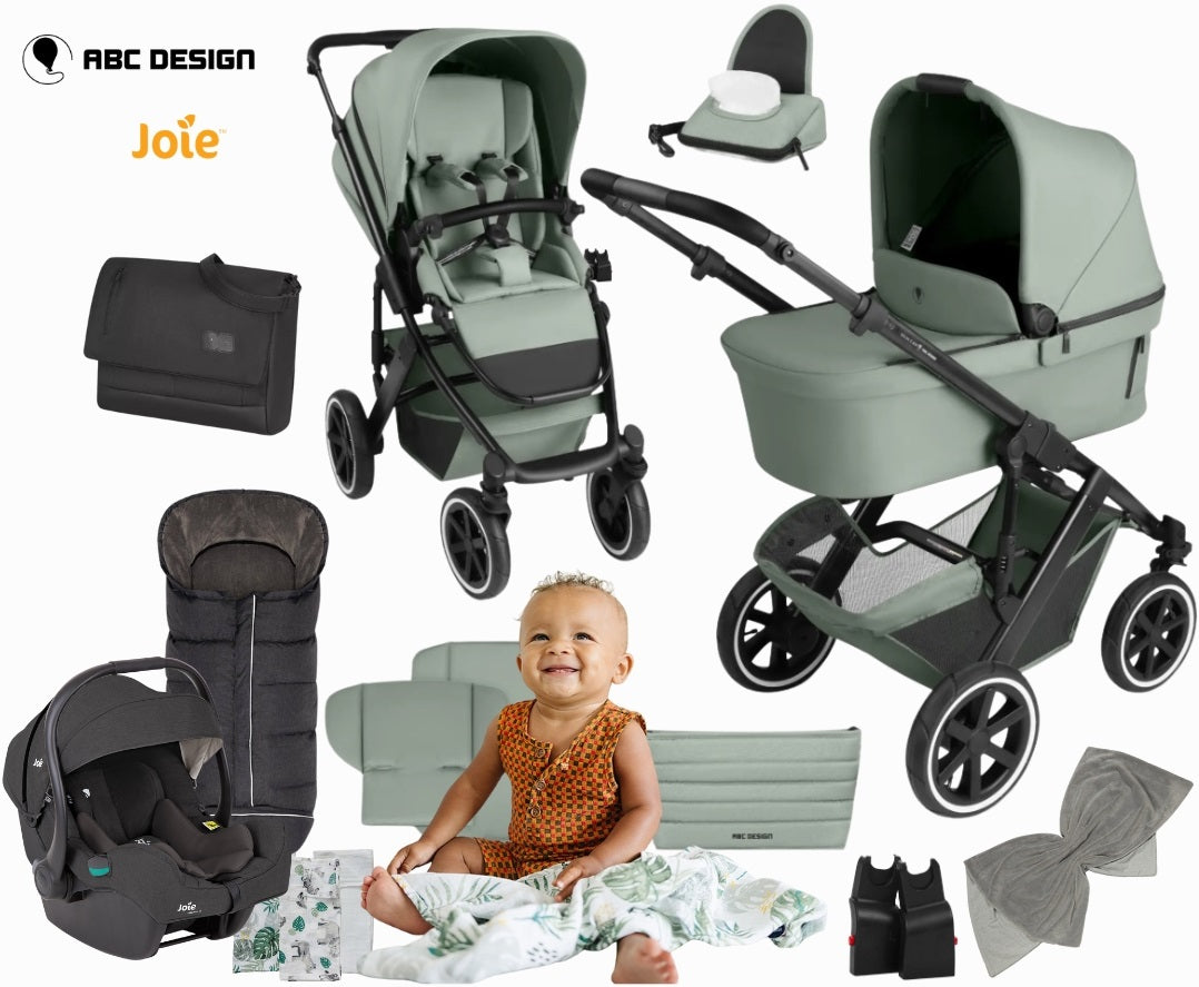 ABC Design Salsa 5 Air Starter Set pine mit Babyschale i-Gemm3 & Zubehörset