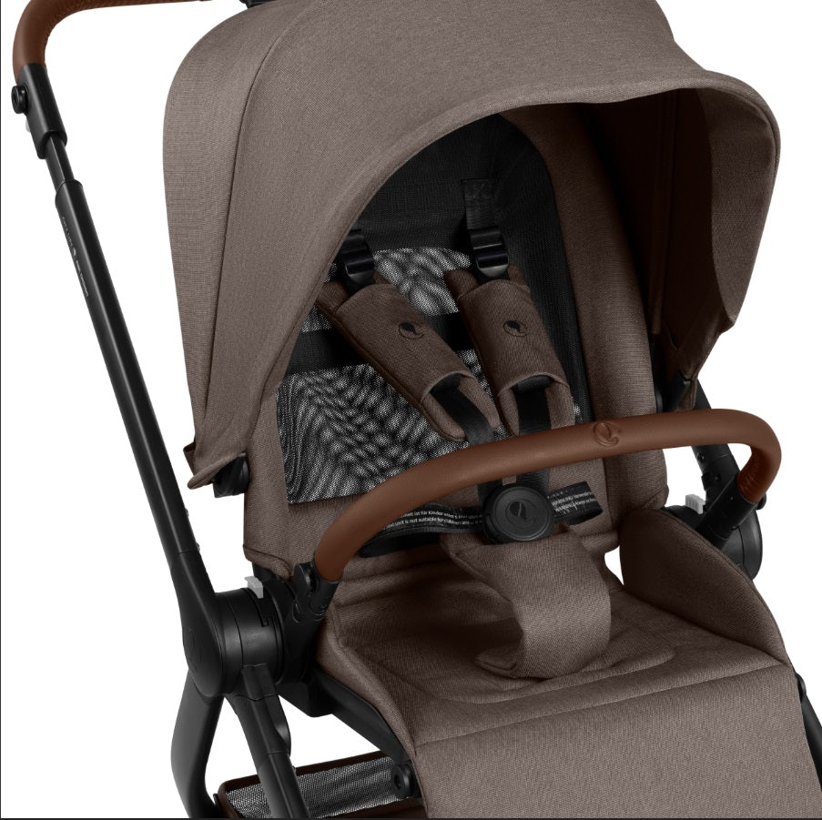 ABC Design City Life Kinderwagen Set mit Babywanne & Adapter nature
