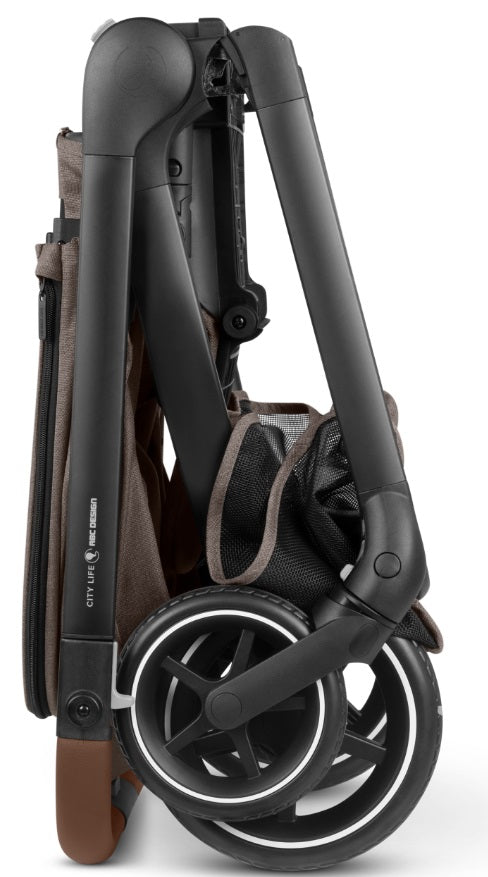 ABC Design City Life Kinderwagen Set mit Babywanne & Adapter nature