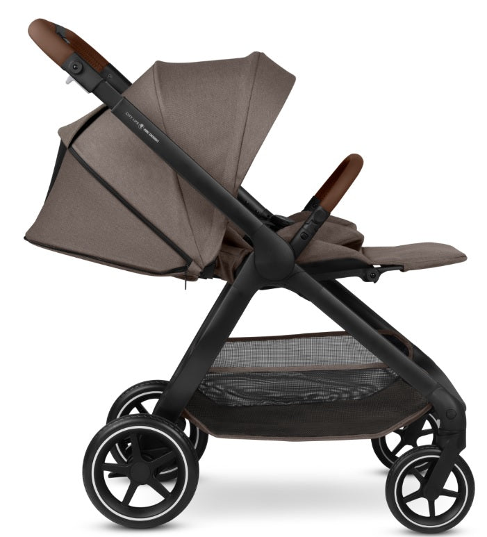 ABC Design City Life Kinderwagen Set mit Babywanne & Adapter nature