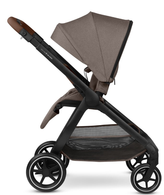 ABC Design City Life Kinderwagen Set mit Babywanne & Adapter nature