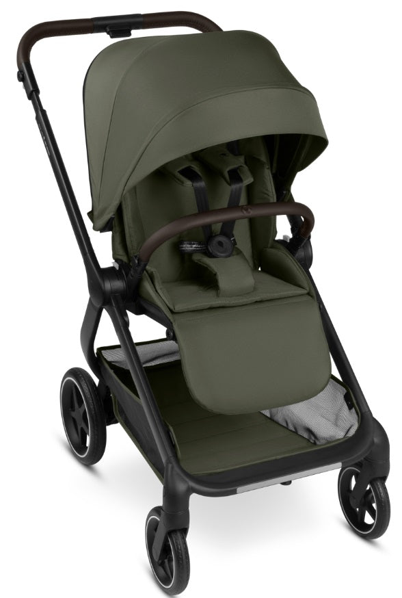 ABC Design City Life Kinderwagen Set mit Babywanne & Adapter avocado