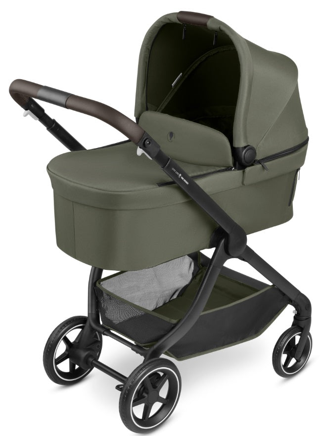 ABC Design City Life Kinderwagen Set mit Babywanne & Adapter avocado