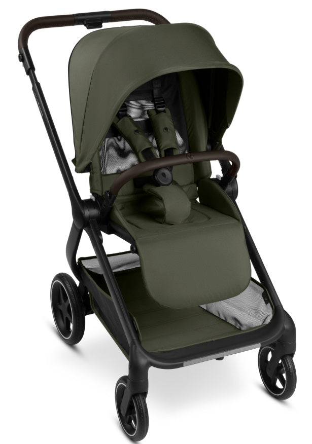 ABC Design City Life Kinderwagen Set mit Babywanne & Adapter avocado