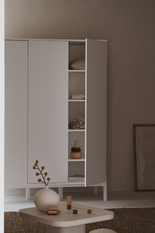 Quax Ashi creme Schrank 3-türig
