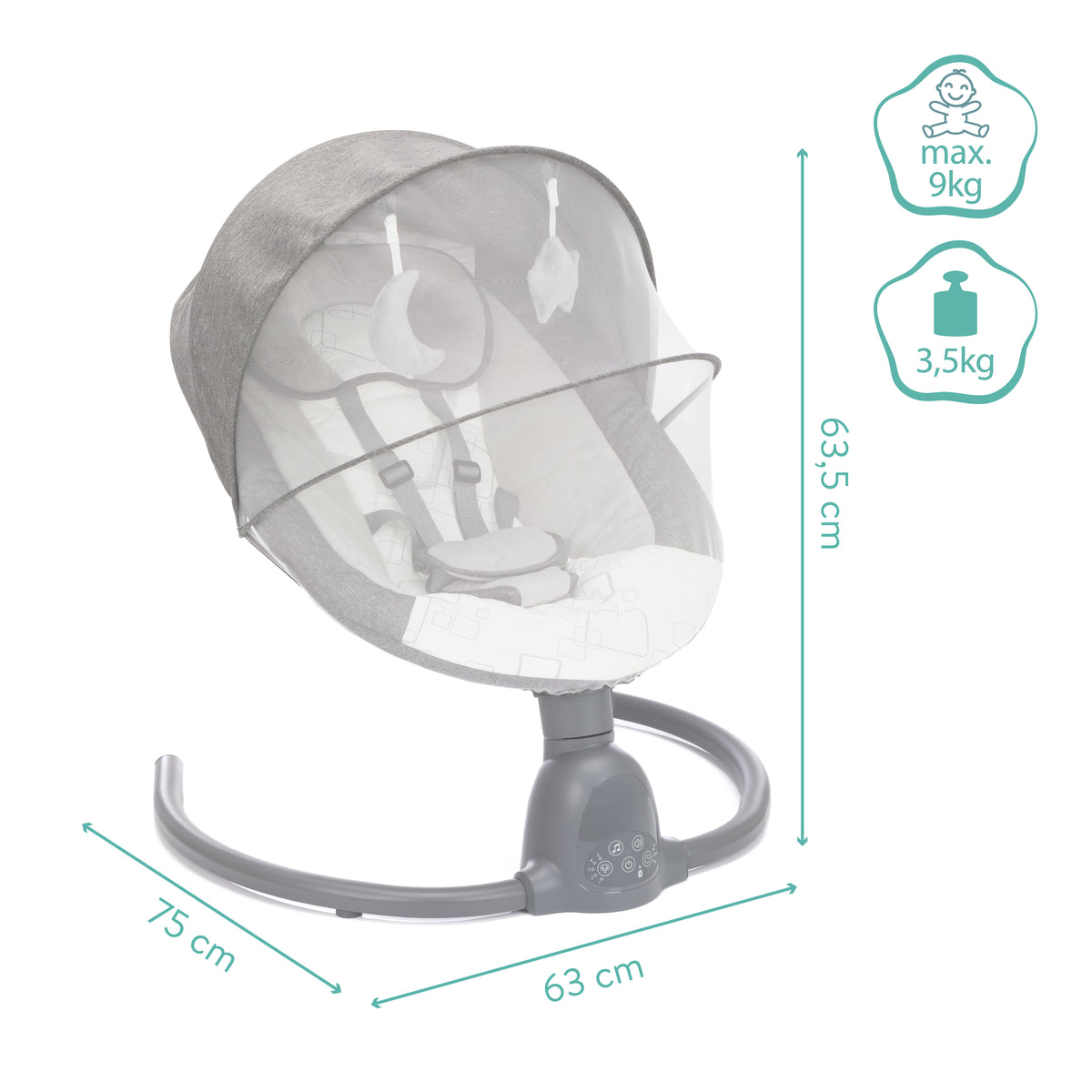 Fillikid Elektrische Wippe Luna
