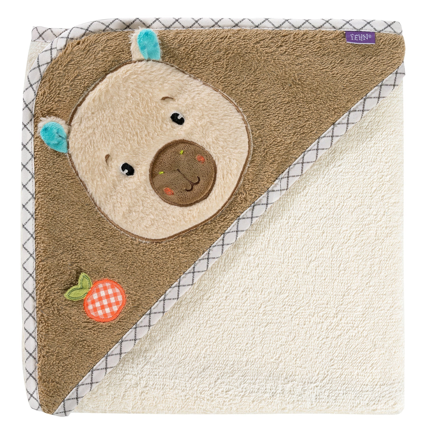 Baby Fehn Kapuzenbadetuch Capybara Clara
