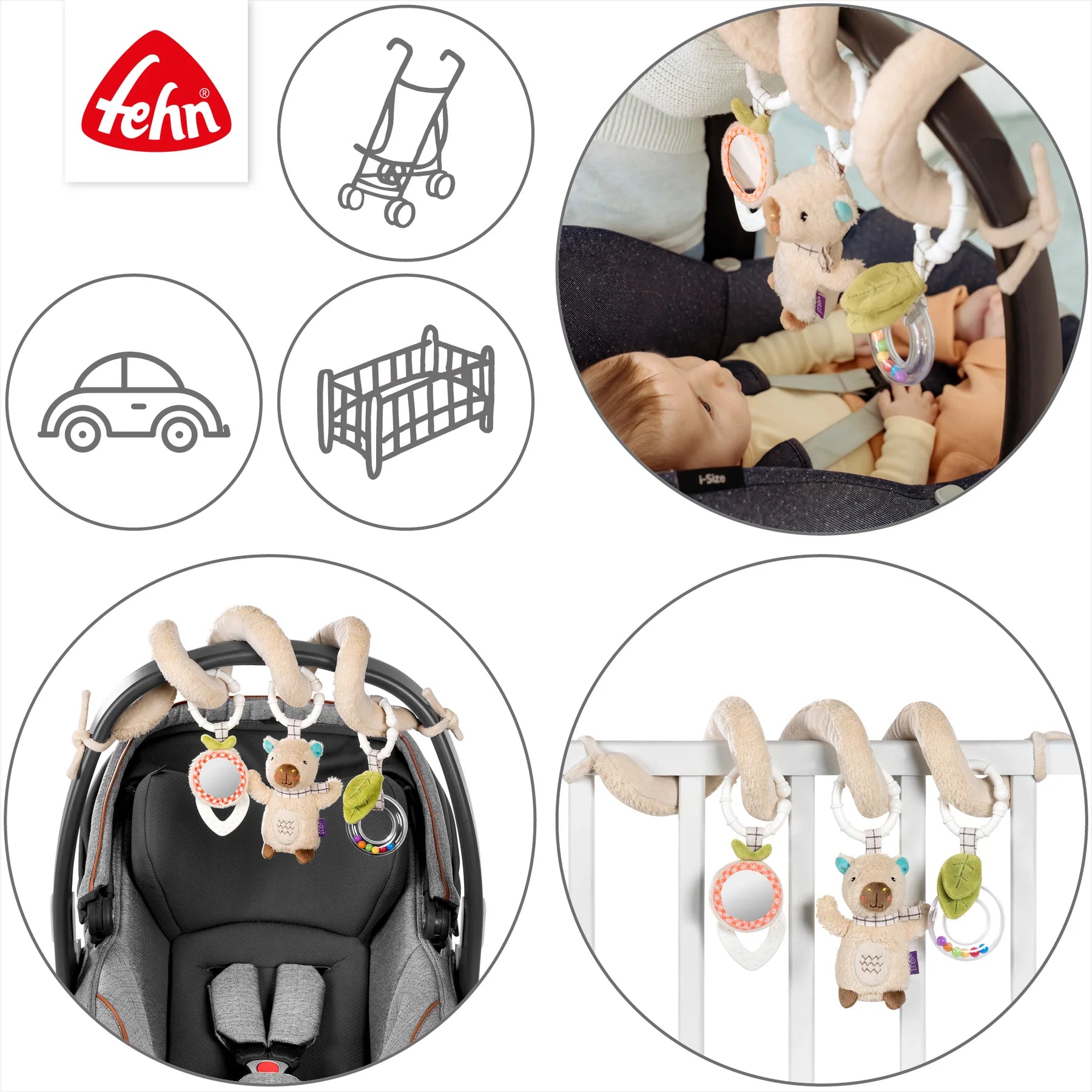 Baby Fehn Activity Spirale Capybara Clara