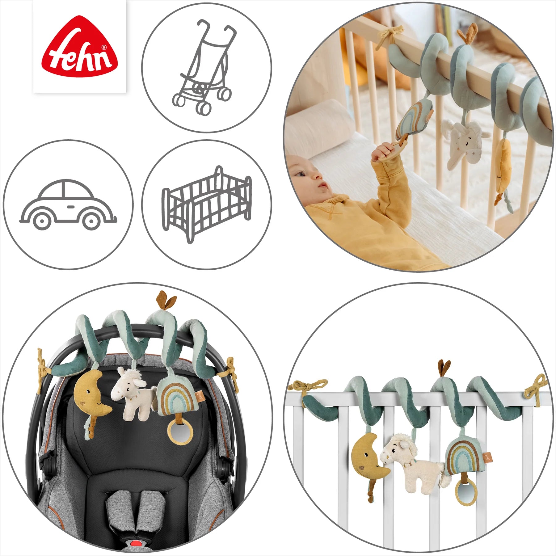 Baby Fehn Activity Spirale Pferd